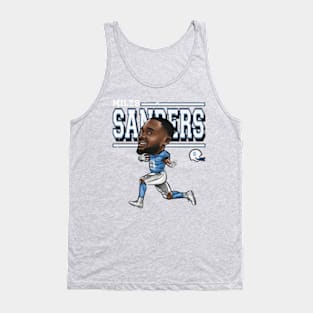 Miles Sanders Carolina Cartoon Tank Top